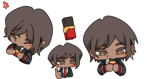 Outis and chocolate Outis and chocolate