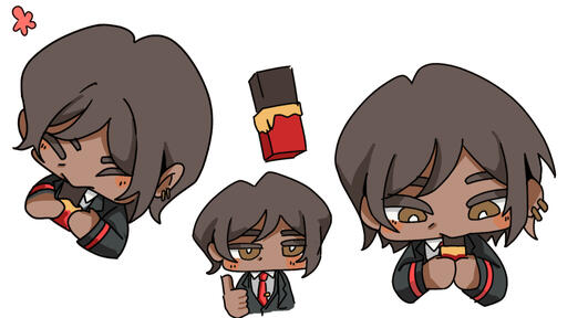 Outis and chocolate Outis and chocolate